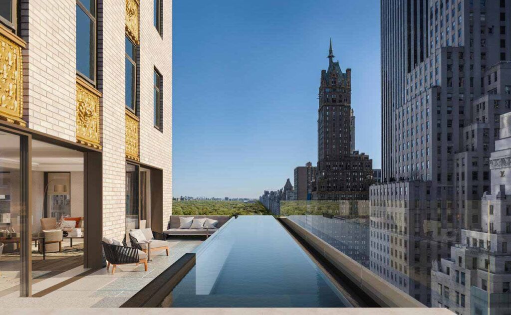 Aman New York, Private Residence Pool